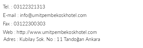 mit Pembe Kk Hotel telefon numaralar, faks, e-mail, posta adresi ve iletiim bilgileri
